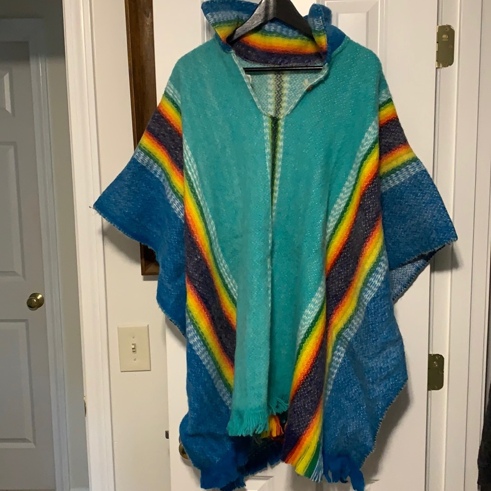 Authentic Baja poncho from Puerto Rico